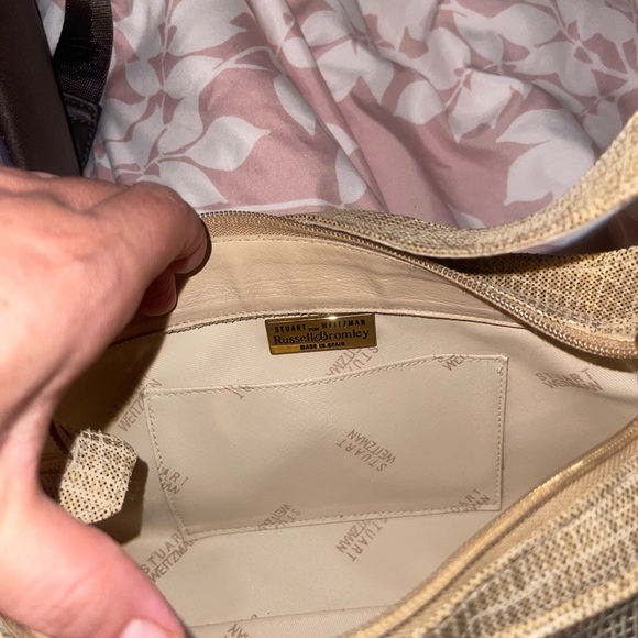 Stuart Weitzman For Russell And Bromley Women's Bag Beige Gloss - Picture 4 of 8